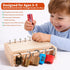 Set 3 4 5 Set, INIFEIDALA Montessori Screwdriver Board - Lock and Key Toy,Busy Board Toys for Year Olds Boy Birthday