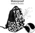 Hsnar Backpack Cow Print Waterproof Diaper Bag Large Capacity Baby Bag with Stroller Straps, Multi-Pocket Diaper Bag