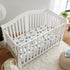 52" 28" HawSkgFub Watercolor Cute Dragon Fairy Tale Fitted Standard Crib Sheet Baby Boy, Cloud Moon Star Dragons Egg