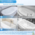 2 Saddle Shape Bath Toy Organizer, Compartments Wide Opening Mesh Bath Tub Toy Storage for Easy Access to Toys, Side