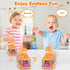 Baby Toy Cars Press and Go Car for Toddlers, Light Up Birthday Gifts for Kids Boys Girls, Giraffe 2PCS