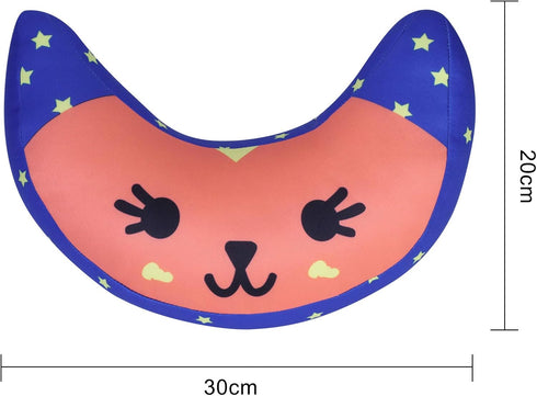 Kids Travel Neck Pillow, Car Seat Belt Cover Comfort Seat Belt Shoulder Pad for Car Seat Pushchair Airplane Travel