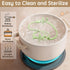 12 18 Baby Sensory High Chair Suction Toys for Infant Toddlers Months, Food Grade Silicone String with Oak Loop