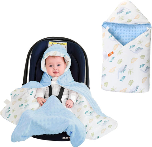 LAT LEE AND TOWN Winter Baby Car Seat Blanket-Universal CarSeat Covers for