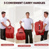 3 BALEINE Car Seat Travel Bag for Airplane, Water-Resistant Car Seat Bags for Air Travel, Foldable Cover with Handles