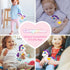 hahaland Toys for 1 Year Old Girl - Unicorn Musical Light Up Baby Girls Interactive Travel Christmas Stocking Stuffers