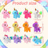 24 Pcs Mini Plush Unicorn Stuffed Animals, Unicorn Party Favors, DIY Plush Keychain for Birthday Wedding Gift