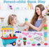 Gifts2U Kids,45 Set,Pretend 3 4 5 6 Ice Cream Cart Toys for Pcs Ice Cream Play Play Store with Storage Trolley,Food