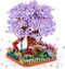 HIGH GODO Cherry Blossom Bonsai Tree Micro Building Set, Japanese Sakura Tree