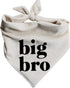 Generic Big Bro Dog Bandana Pregnancy Announcement Baby Announcement to Grandparents (Medium)