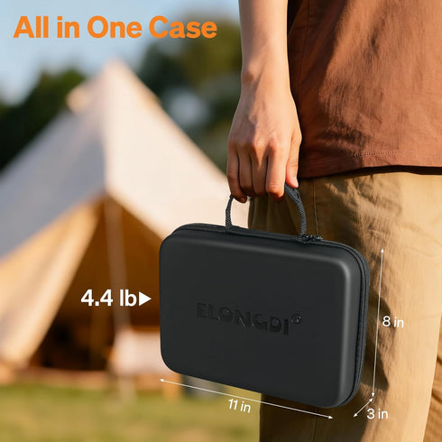 Rummy 6 160 Rummy 6 ELONGDI Cube Player Large Numbers Edition, Tiles with Wooden Racks, Portable Case & Storage Bag