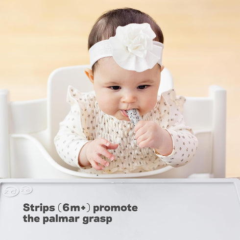 (2 pack 6/9 ezpz Baby-Led Weaning Food Cutters in Blush) - Months + - Food Prep for Infants