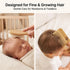 BubblePanda Set Baby Hair Brush and Comb Ultra Soft Goat Hair Bristles, Natural Bamboo Baby Brush for Cradle Cap
