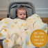 100% 47 47 Inches LollyBanks Baby Blanket for Boys and Girls, Cotton Muslin Swaddle Blankets for Newborns, x Soft