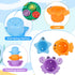 1-3 2-4 1+ 9 Fajiabao Baby Bath Toys for Kids Ages Toddler Bath Toys Mold Free for Bathtub Sand Beach Pool Water Toys