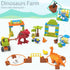 Kids Classic Brick Set Toys for 2-7 Year Old Boys, Dinosaurs, Cars, Figures, Educational Interactive DIY Toy