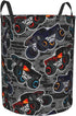Gbuzozie 38l Monster Truck Boys Style Round Laundry Hamper Storage Basket Toys Clothes Organizer Bin For Home Bathroom