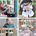 Baby Car Seat Toys, Infant Activity Spiral Plush Hanging Stroller Toys with Squeaker and teether for Car Seat Stroller