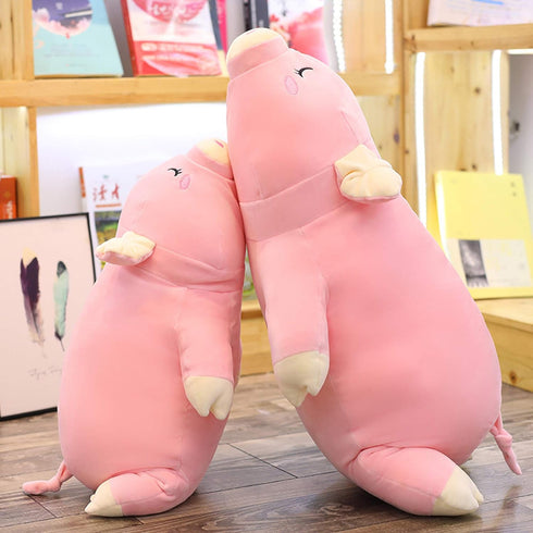 Lazada Kids Pig Plush Pillow, Stuffed Body Pillow, Pink, 16 Inches