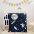 Datura home Crib Bedding Set, 3-Piece Nursery Bedding with Comforter, Sheet & Skirt -