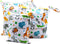 3pcs Cloth Diaper Wet Dry Bags Waterproof Reusable with Two Zippered Pockets