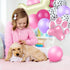 46 Pcs Dog Themed Balloon Decoration Set with Paw Print and Bone Balloons for Birthday Party Supplies