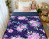 50 60 Inch TANOFAR Toddler Blanket Purple Floral Fleece Baby Blankets for Grils Double Layer Crib Blanket x Watercolor