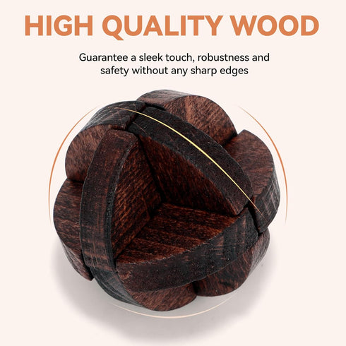 Mytothfy 8 3D Pcs Brain Teaser Puzzles for Adults Teens - Wooden Puzzles Puzzle Game Toys for Adults Teens - Unlock