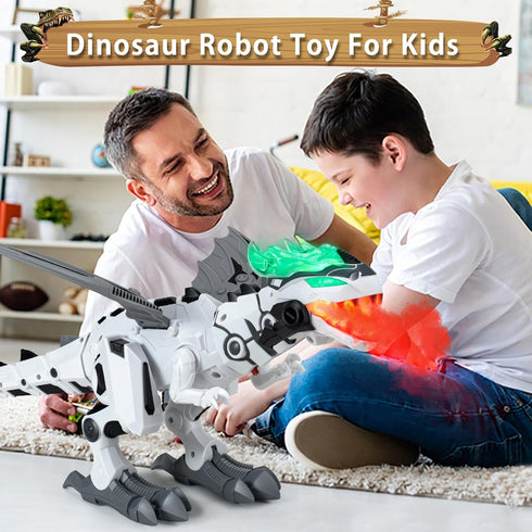 3-5 6 7, Dinosaur Toys for Kids Electric Walking Dinosaur Toy with Fire Breathing & Mist Spray and Roar Sounds for Kids