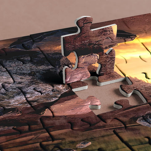 Nature Puzzle for Adults 1000 Piece Mountain Lake Landscape Scenery Jigsaw Puzzles, Maroon Lake Scenic