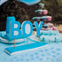 Super Z Outlet Mini Acrylic Baby Pacifiers for Baby Shower Decorations, 144 Pieces (Blue)