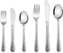 12 Piece Kids Utensils Silverware Set, E-far Stainless Steel Hammered Toddler Cutlery, Dishwasher Safe