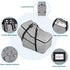 SCTEL Car Seat Travel Bag Fit All Nuna Pipa Car Seat and Base, Doona Infant Car Seat Stroller, Padded Car Seat Bags