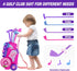 2 in 1 Toddler Golf Set, Upgraded Kids Golf Clubs with 12 Balls, Indoor Outdoor Sport Toys Gift