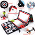 Tummy Time Floor Mirror with Teethers, Double-Sided High Contrast Baby Toys for Crawling Developmental Newborns