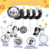 Baby Carseat Toy Black & White Rattle Spiral Hanging Activity Stroller Toy