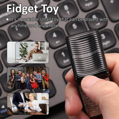 Fidget Toys Adults, Fidget Slider, Magnetic Fidget Slider, Adult Fidgets for Anxiety and Stress, with a Unique Tuning