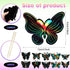 Sratte 120 Pcs Butterfly Scratch Cards, 12 Styles Rainbow Spring Crafts, Kids' Paper Craft Kits for DIY Decoration