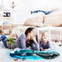 Gemini&Genius Right Whale Action Figure, Soft Rubber Ocean Shark Toy, Great for Kids Bath and Beach