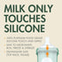 4 Boon Nursh Bottles - Silicone Baby Bottles Help Ease Colic Symptoms - Formula and Breast Milk Only Touch Food-Grade