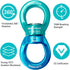 35kN Swing Swivel, CE Certified Safe 360° Rotational Device for Tree Swing, Aerial Dance, Rock Climbing, Hammock