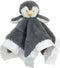 Apricot Lamb Stuffed Animals, Soft Security Blanket, Gray Penguin Infant Nursery Character Blanket, Luxury Snuggler