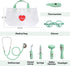8 Playset 3 4 5 6 Phobby Kids Doctor Kit, Pieces Toddlers Doctor with Medical Storage Bag & Real Stethoscope, Pretend