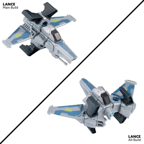 Snap Ships Lance SV-51 Scout Construction Toy for Custom Building and Battle Play, Ages 8+