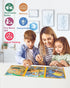 3-5, 3 1 4-6, 3 4 5 6 Magnetic Puzzles for Toddlers in Travel Puzzles for Kids Ages Excavator Truck Jigsaw Puzzle Book