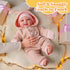 15-Inch Set, 3+, BABESIDE Baby Doll with Feeding Lightweight First Baby Doll for Kids Realistic Baby Girl with Soft