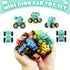 16Pcs Dinosaur Pull Back Cars Set for Kids Toddler, Bulk Mini Dinosaur Party Favors, Pinata Fillers, Goodie Bag Stuffers, Classroom Prizes,Dinosaur Toys for Kids 3-5 (Dinosaur Cars)