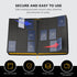 9 360 Card Guardian - Pocket Premium Black Binder with Zipper for Cards - Side Loading Pockets for Trading Card Games