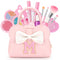 Kids Real Makeup Kit for Girls - 18Pcs Non-Toxic Washable Make Up
