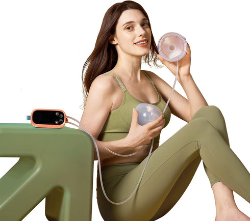 Milk Collector Cup with Lactation Massager - Essential Breastfeeding Aid